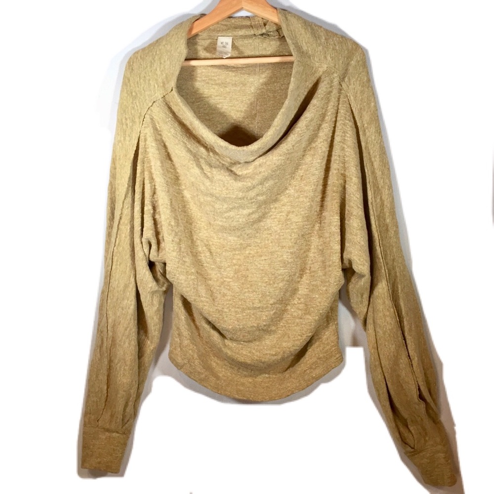 We the Free Muddy Green Oversized Sweater Sz S